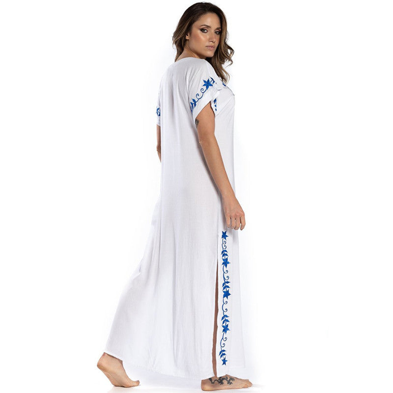 Casual Embroidery Summer Bikini Dresses
