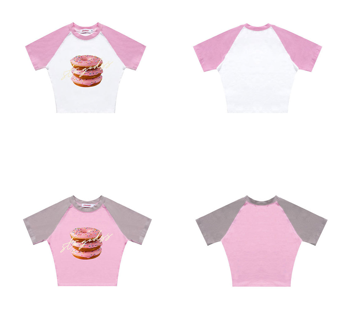 Fashion Hamburg Midriff Baring Summer T Shirts for Girls