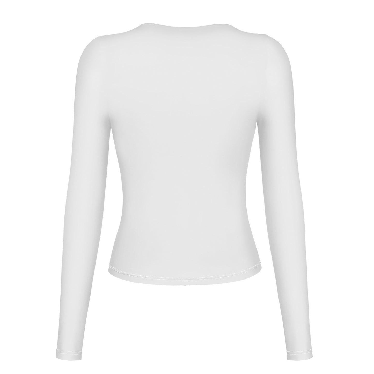 Fashion Midriff Baring Long Sleeves Tight T Shirts