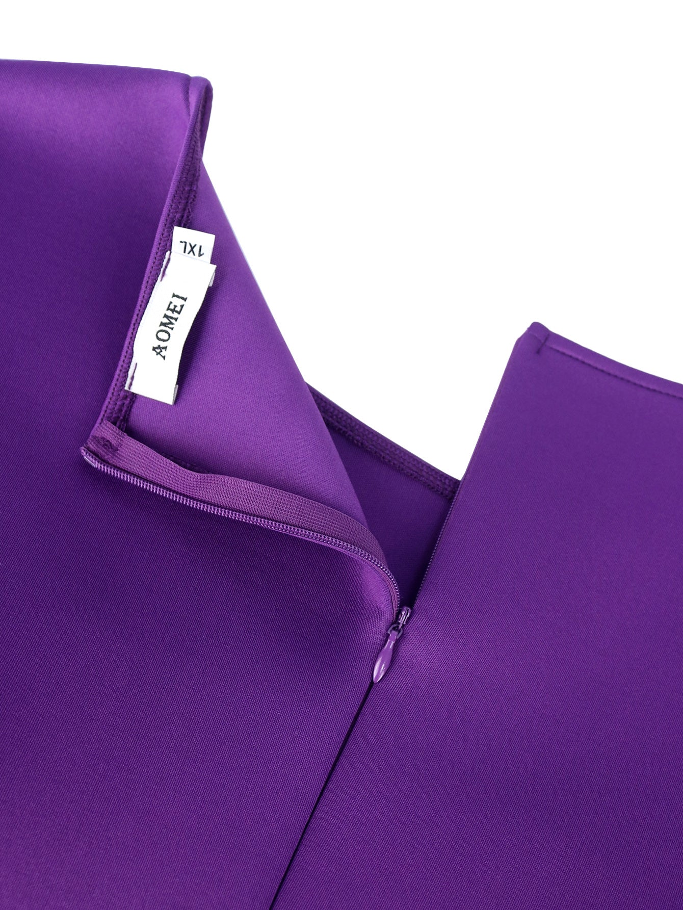 Designed Purple Plus Sizes Party Dresses
