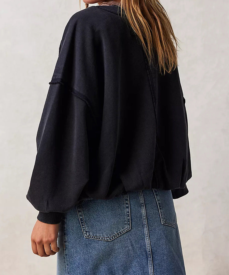 Casual Long Sleeves Pullover Hoodies for Women