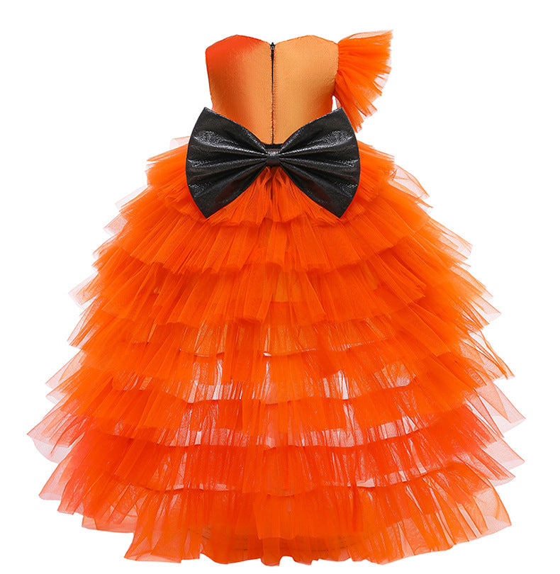 Halloween Tulle Cake Style Girls Princess Cosplay Dresses