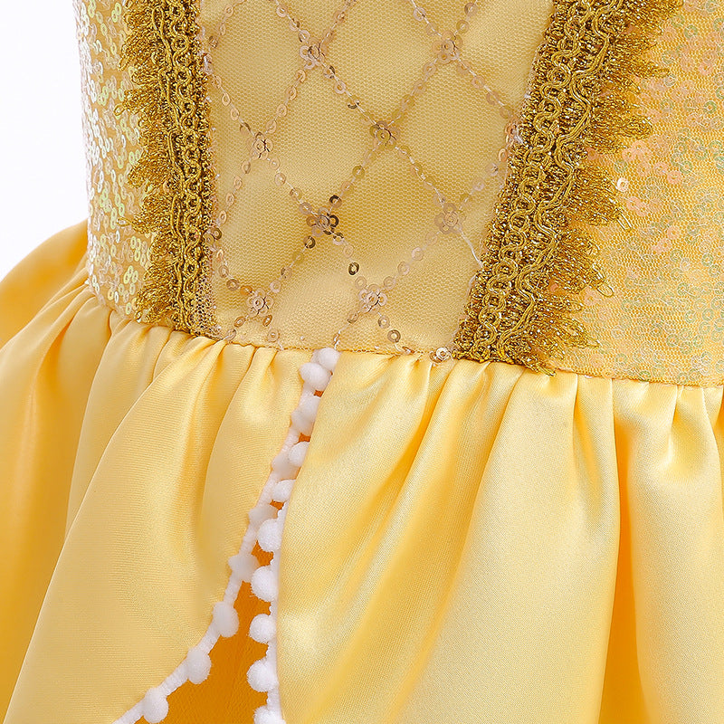 Princess Bell Kid's Ball Cosplay Dresses