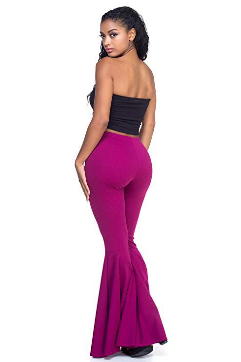 Summer Women High Waist Mermaid Trumpet Pants