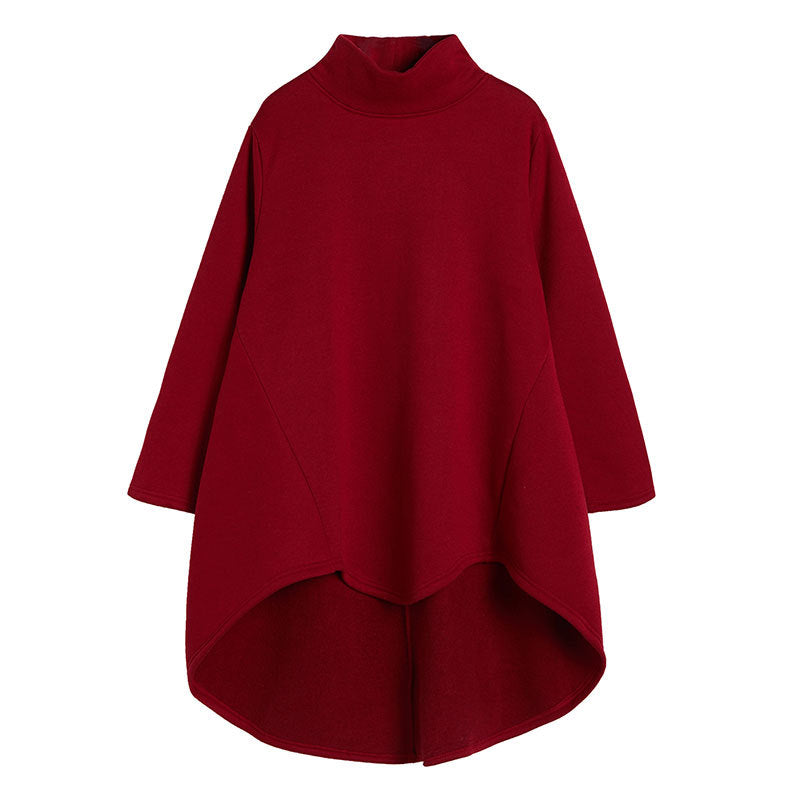 Casual Turtleneck Women Plus Sizes Hoodies