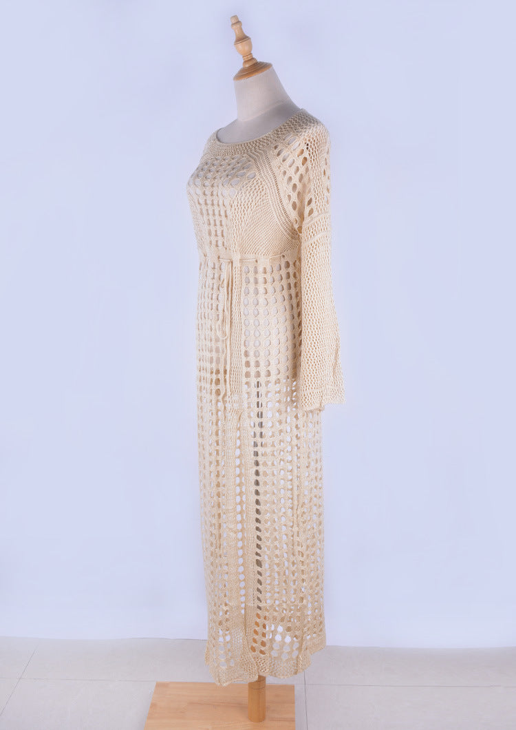 Sexy Knitted Crochet Summer Holiday Bikini Cover Up Dresses