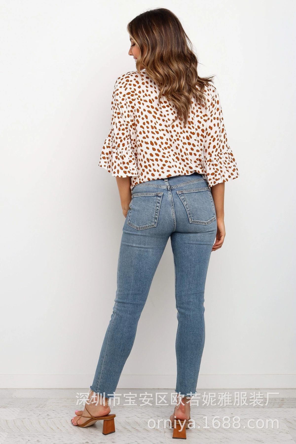 Casual Summer Sexy Print Women Blouses