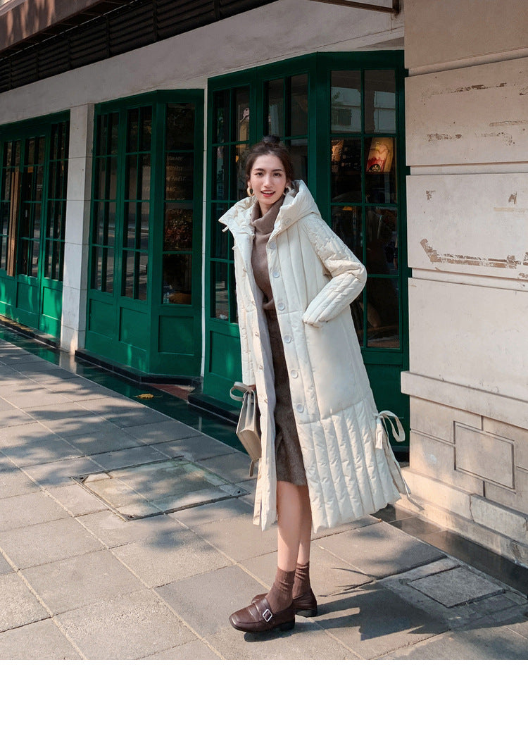 Winter Long Cotton Overcoats for Women