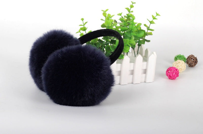 Winter Ear Warmer Artifical Fox Fur Earmuffs