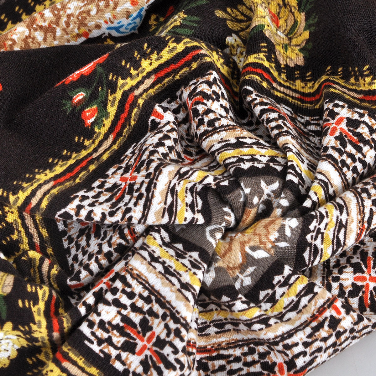 Winter Warm Bohemian Print Velvet Hats for Women