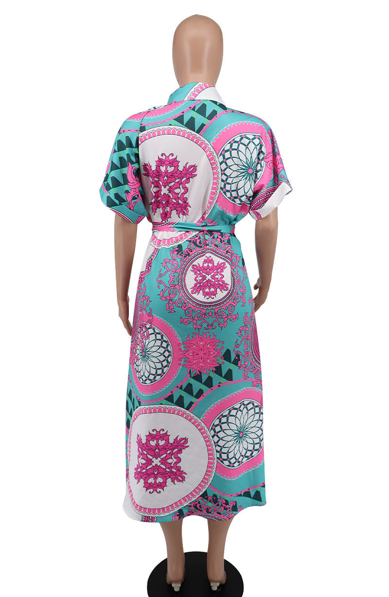 Summer Plus Sizes Shirts Dresses for Women