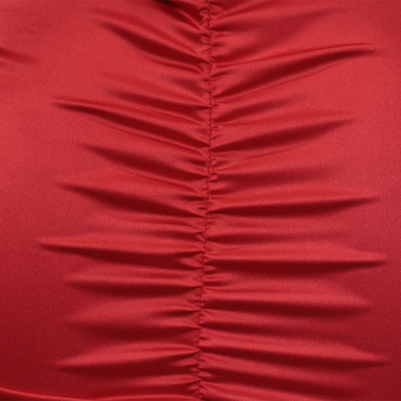 Sexy Ruffled High Waist Short Tops & Skirts for Women