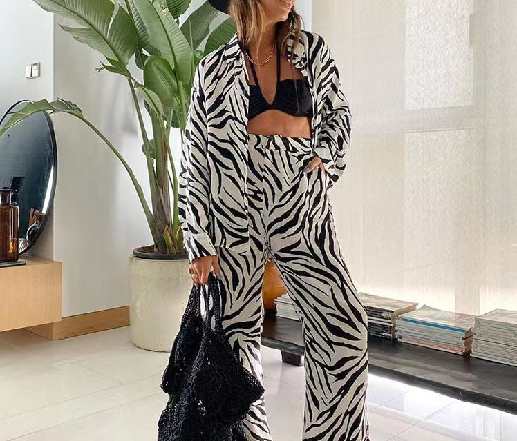 Casual Summer Holiday Long Sleeves Suits for Women