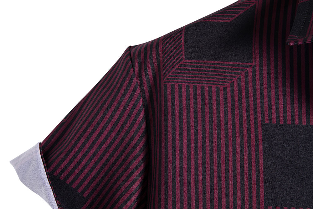 Casual Summer Short Sleeves Striped Shirts