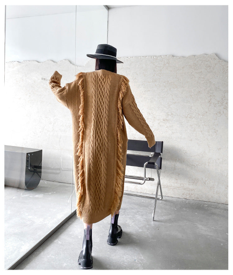 Fashion Winter Knitting Long Dresses