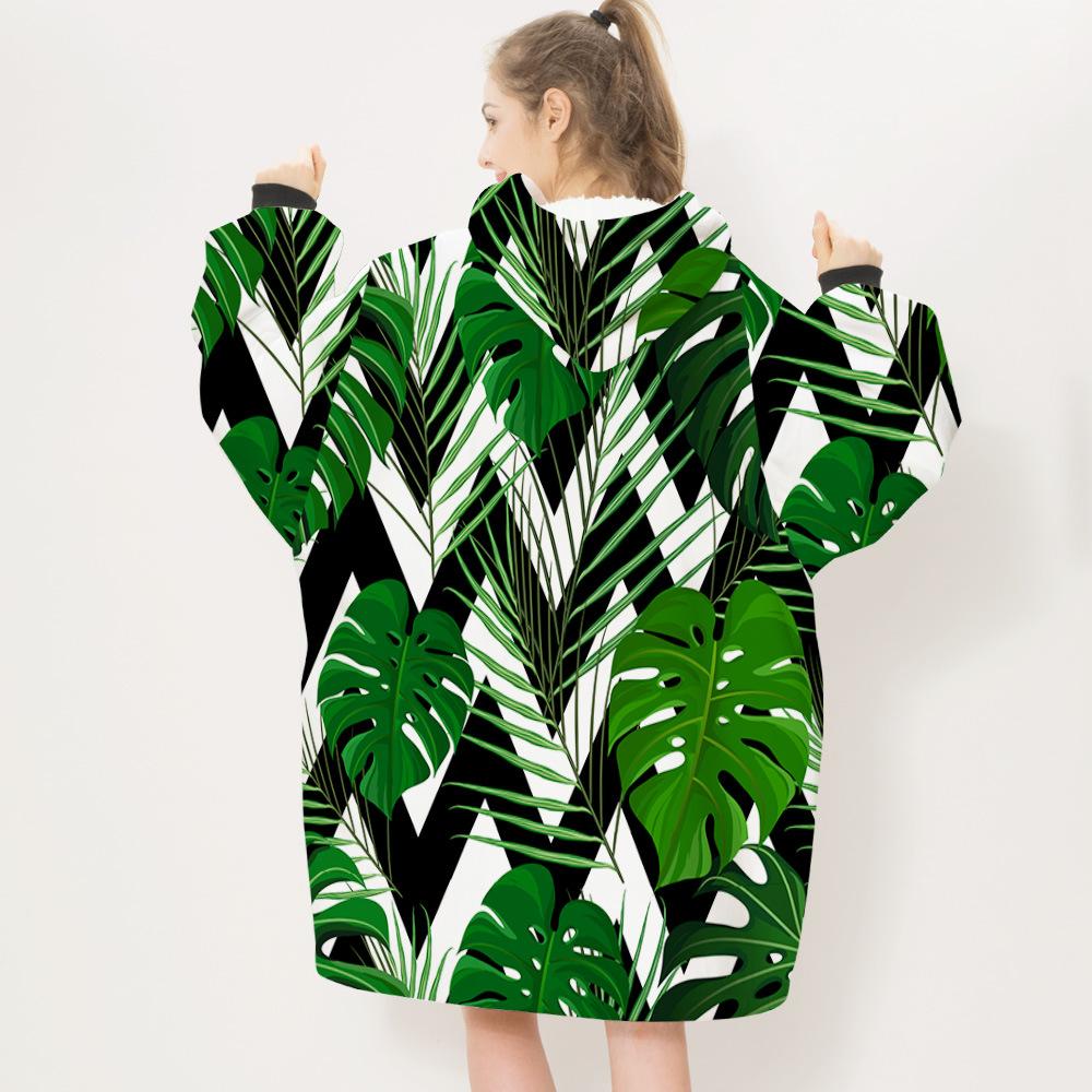 3D Plants and Flowers Cozy Sleeves Blanket-Plant-18-Adult-Free Shipping at meselling99