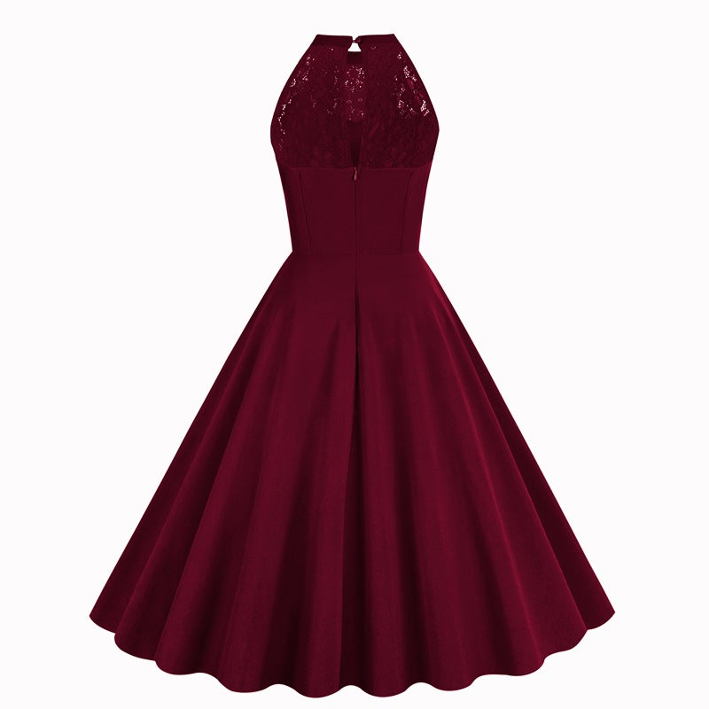 Elegant Sleeveless Halter Party Dresses