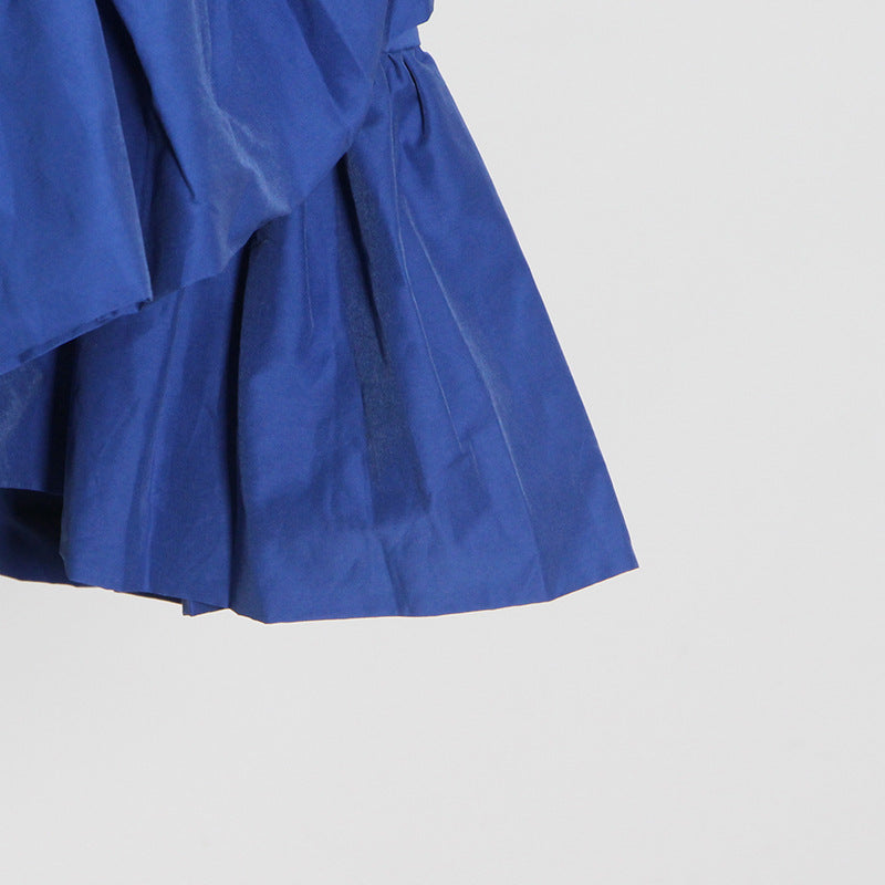 Sexy Off The Shoulder Pleated Mini Party Dresses