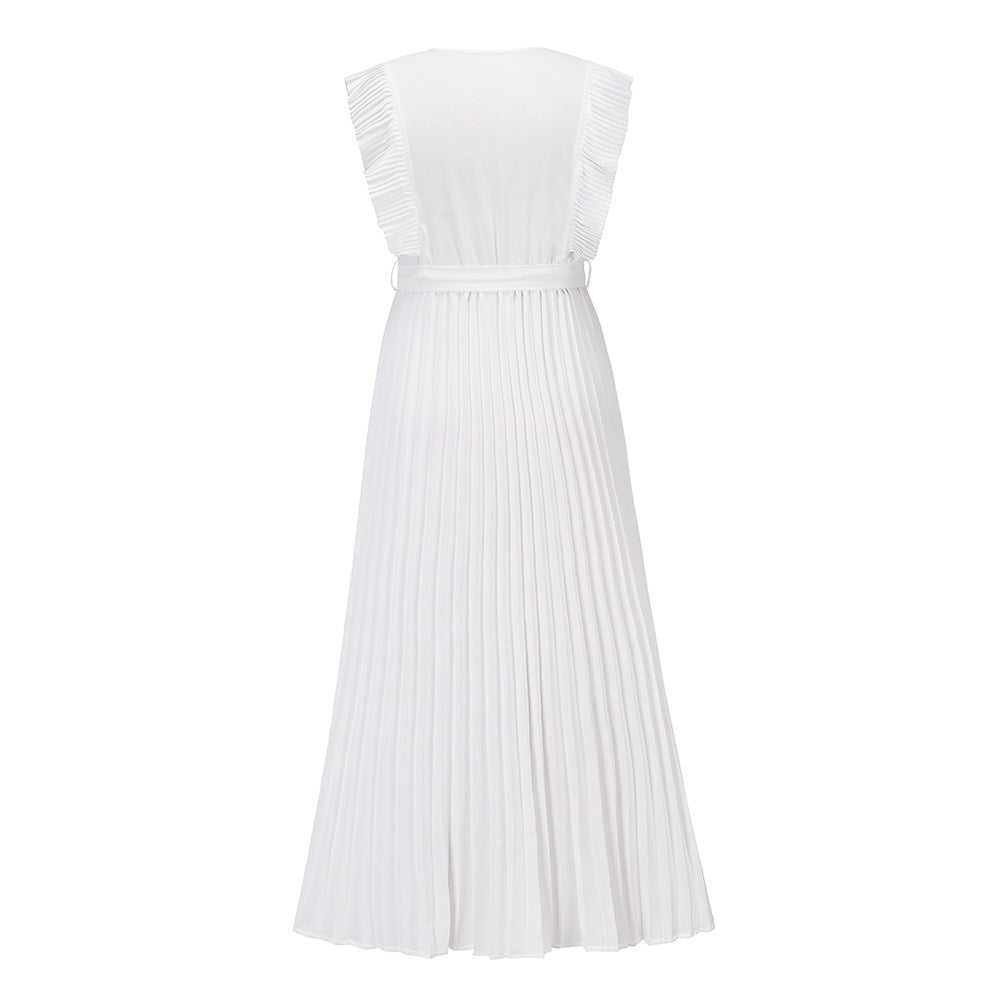 Casual Chiffon Sleeveless Women Long Maxi Dresses