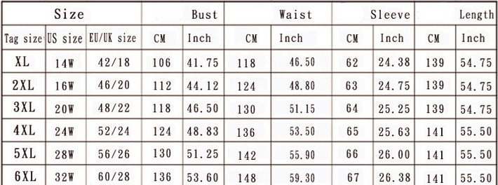 Summer Plus Sizes Dresses Floral Print