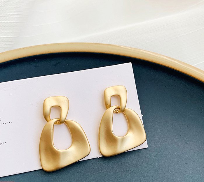 Fashion Irregular Geometry Design Women Earrings