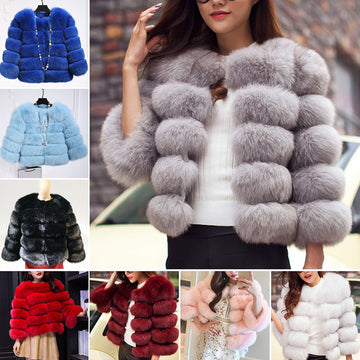 Fashion Faux Fur Short Coat for Women