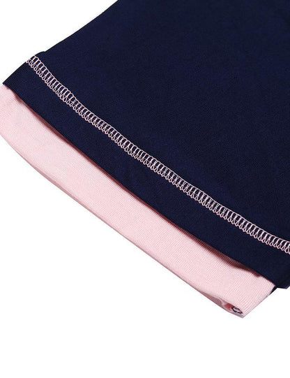 Casual Cotton Short Sleeves Sleepwear Dresses
