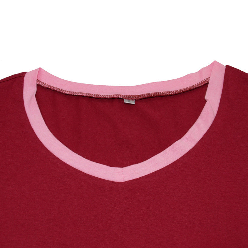 Casual Cotton Short Sleeves Sleepwear Dresses