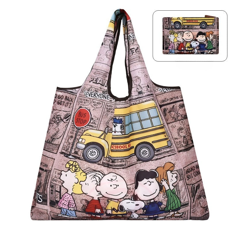 Cute Cartoon Foldable Shopping Bag