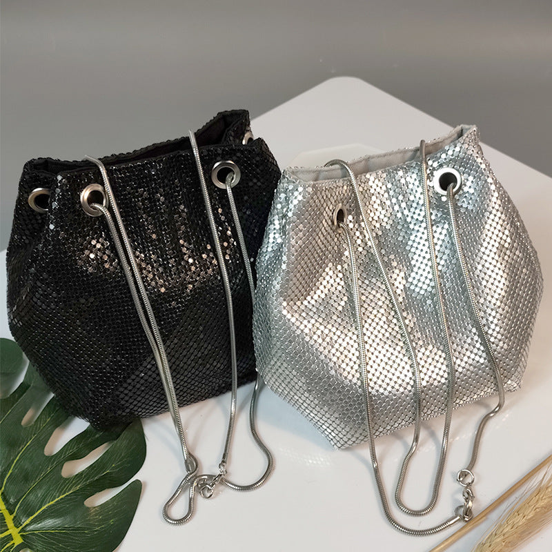 Casual Summer Sequined Chains Shoulder Bags for Women