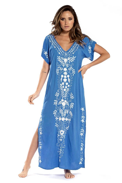 Casual Embroidery Summer Bikini Dresses
