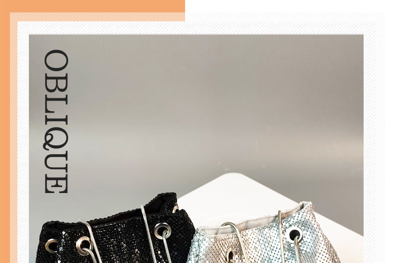 Casual Summer Sequined Chains Shoulder Bags for Women