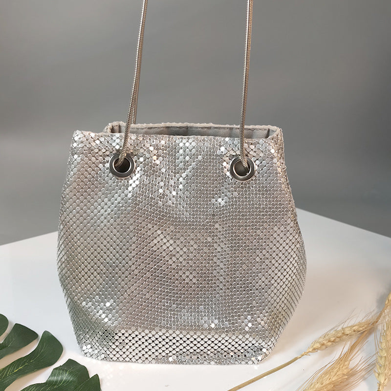 Casual Summer Sequined Chains Shoulder Bags for Women