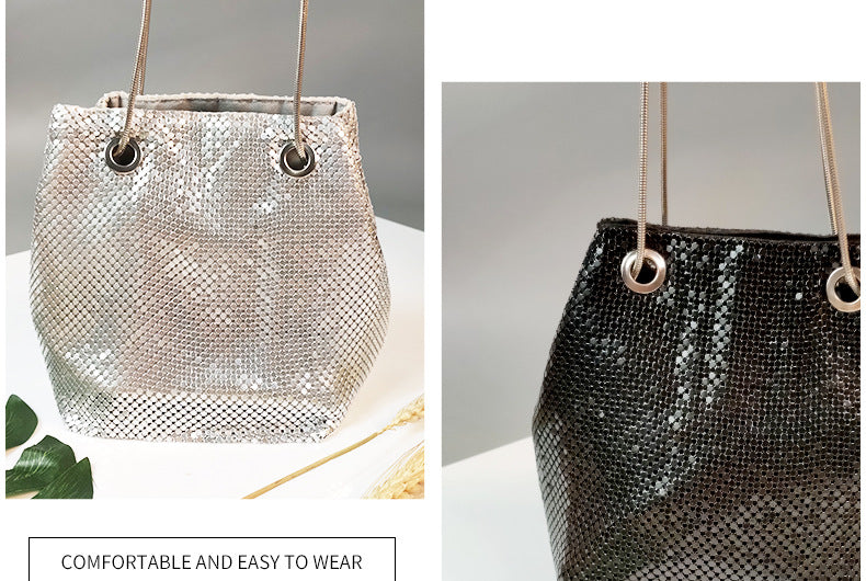 Casual Summer Sequined Chains Shoulder Bags for Women