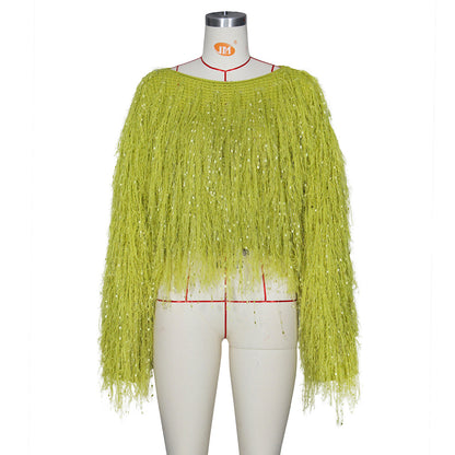 Fashion Hand Made Tassels Pullover Sweaters