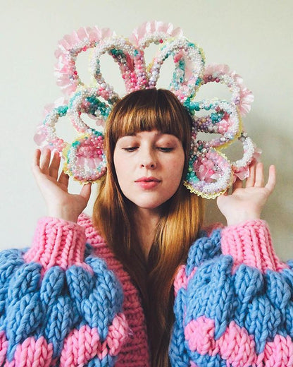 Designed Handmade Knitted Cardigan Sweaters