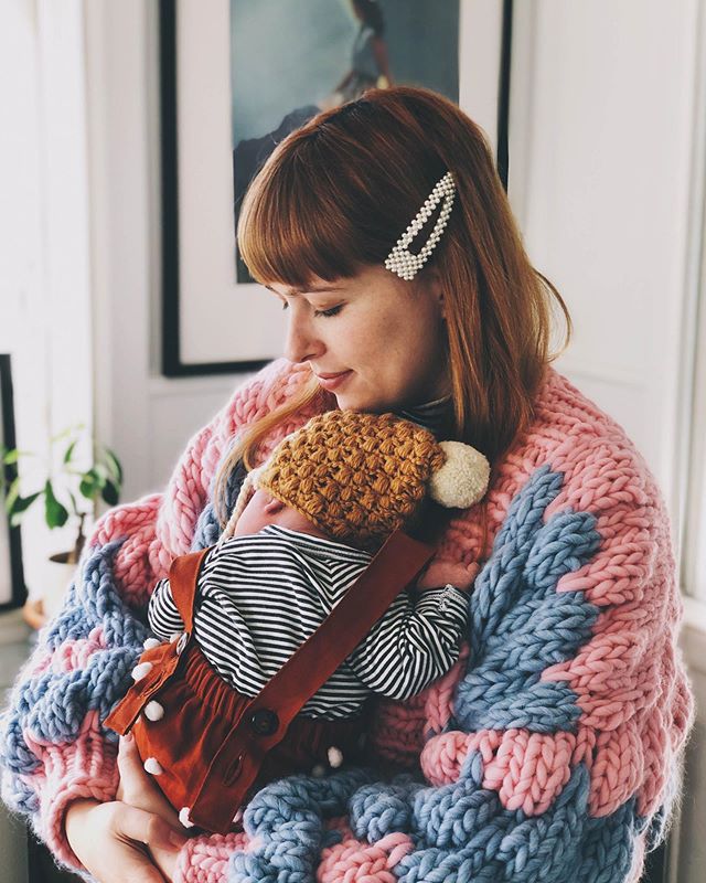 Designed Handmade Knitted Cardigan Sweaters