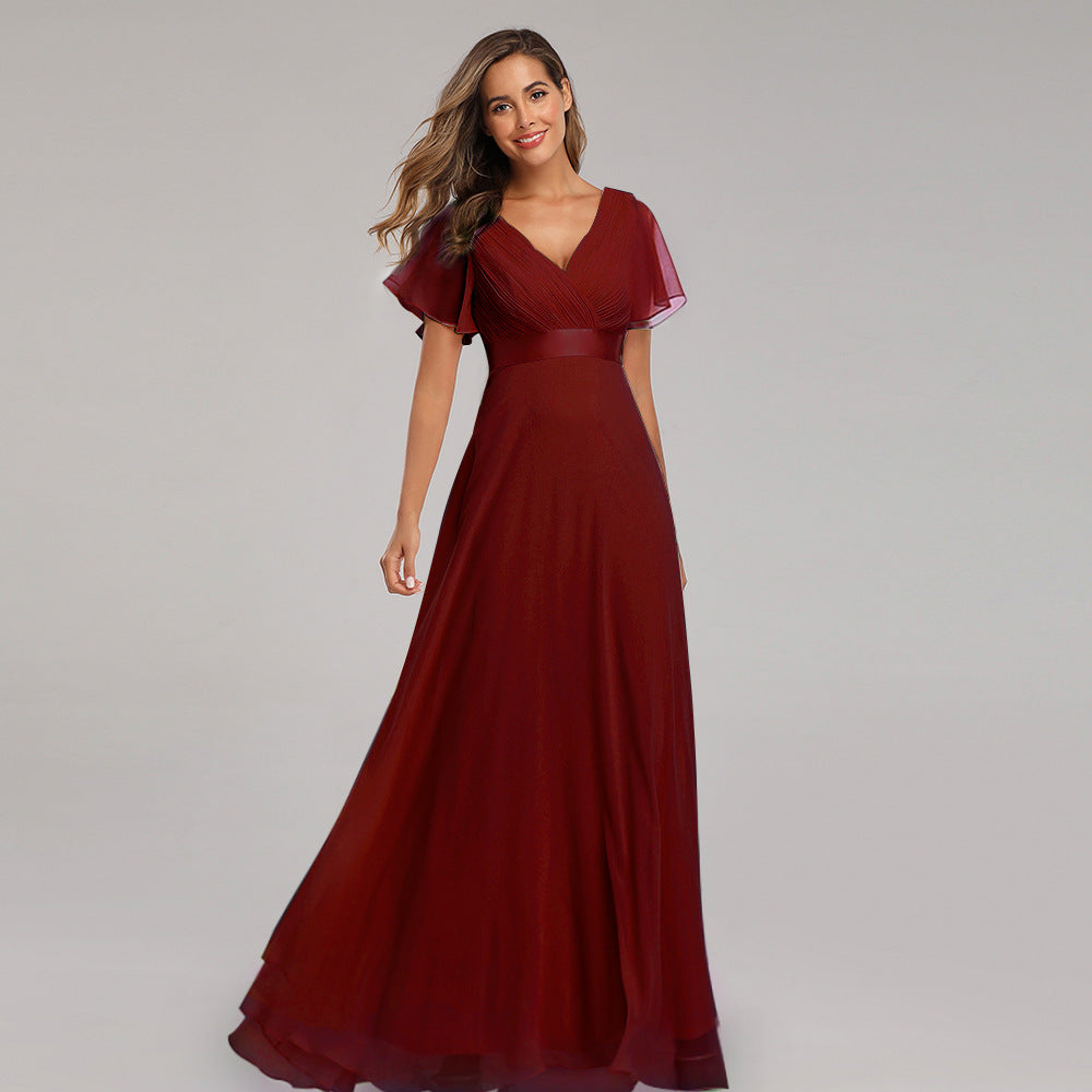 Elegant Chiffon Plus Sizes Bridesmaid Dresses
