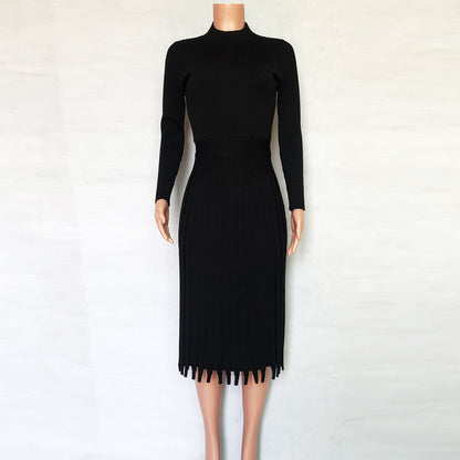 Hot Selling Fashion Women Midi Length  Fall Dresses