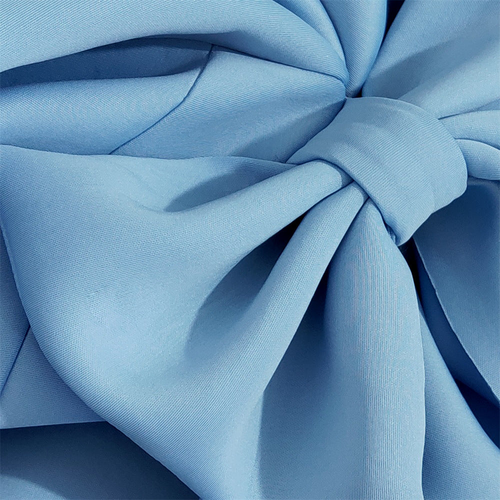Sexy One Shoulder Bowknot Sheath Party Dresses