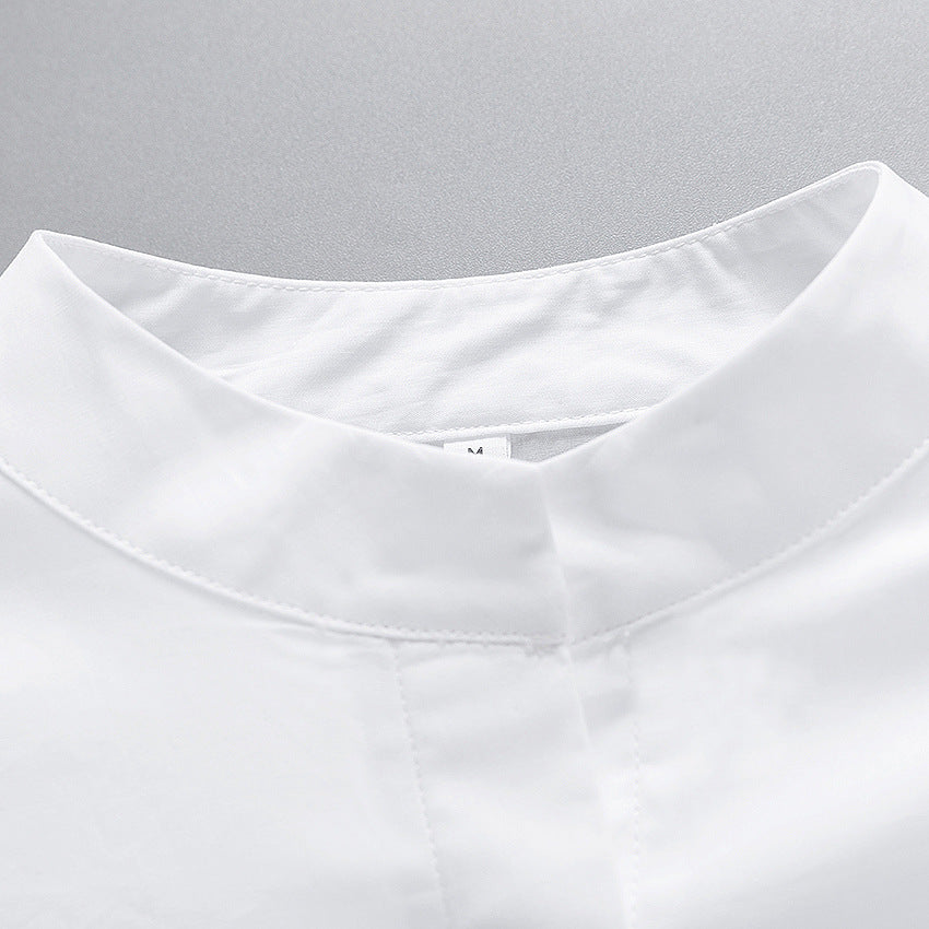 Designed Fashion White Sleeveless Shirts
