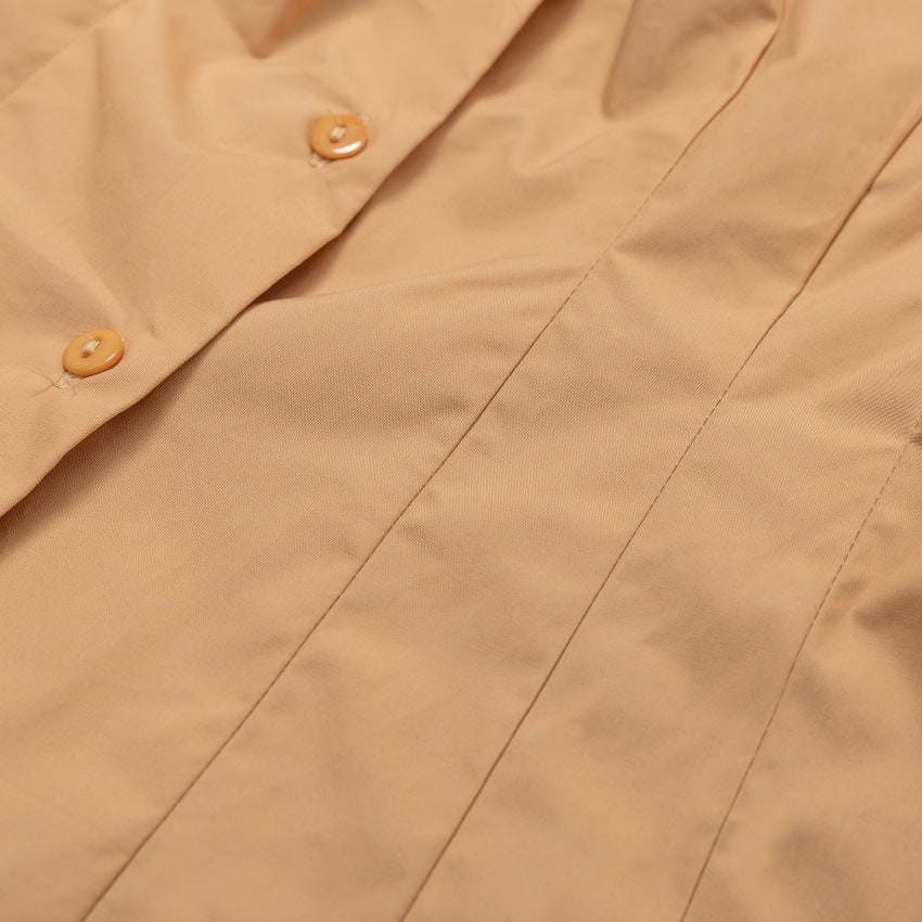 Designed Cotton Lantern Sleeves Women Shirts