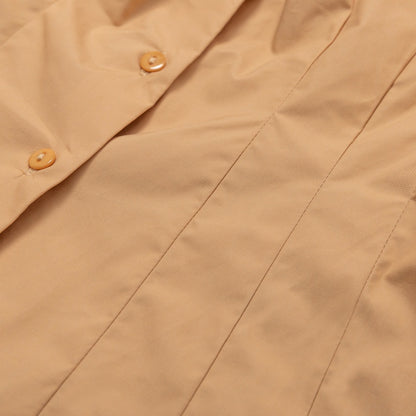Designed Cotton Lantern Sleeves Women Shirts