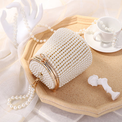 Gorgeous DIY Pearl Bucket Bag/Evening Party Bag