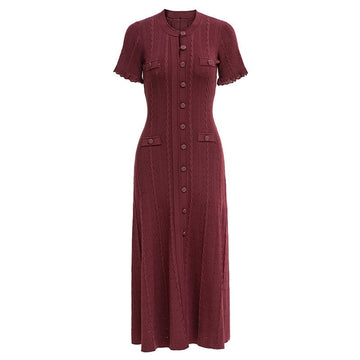Short Sleeve Knit Dress