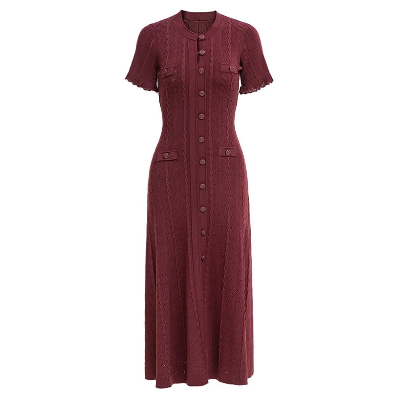 Short Sleeve Knit Dress