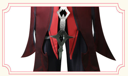 Genshin Impact Diluc Red Dead of Night Premium Edition Cosplay Costume