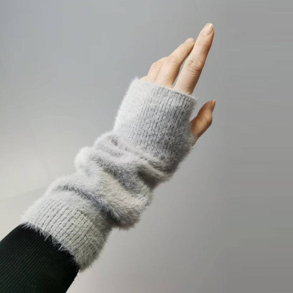 Soft Winter Warm Fake Sleeves Gloves