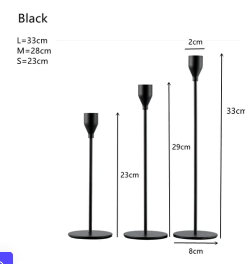 European Style Metal Candle Holders Simple Golden Wedding Decoration Bar Party Living Room Decor Home Decor Candlestick