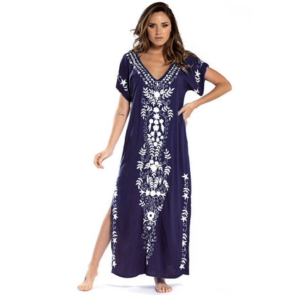 Casual Embroidery Summer Bikini Dresses